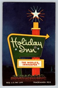 1971  Holiday Inn   Hollywood  California    Postcard