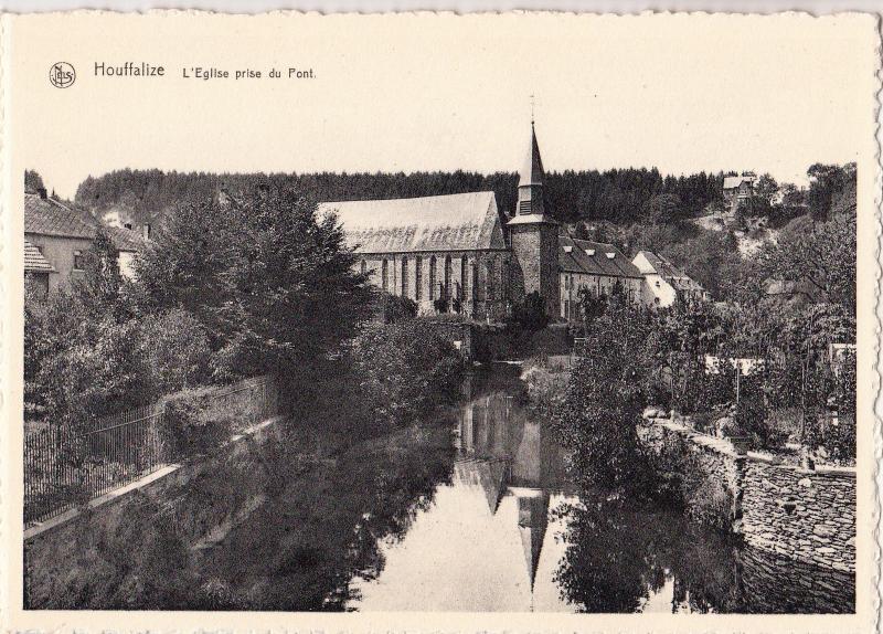 BF15981 houffalize l eglise prise du pont  belgium  front/back image