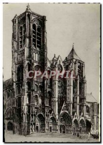 Modern Postcard Bourges La Cathedrale