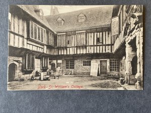 St. Williams College York UK Litho Postcard H2035085011