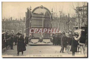 Old Postcard Fete Foraine Aix en Provence corso Char Menagerie of Bel Air Car...