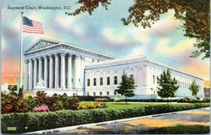 postcard Washington DC - United States Supreme Court