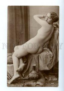 3129060 NUDE Woman BELLE Vase Vintage Real PHOTO GA #142 PC