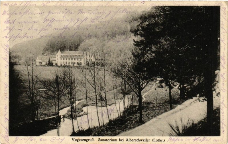 CPA AK ABRESCHVILLER - ALBERSCHWEILERI. L. - Sanatorium - Vogesengruss (387717)