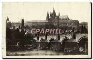 Old Postcard Praha Hradcany