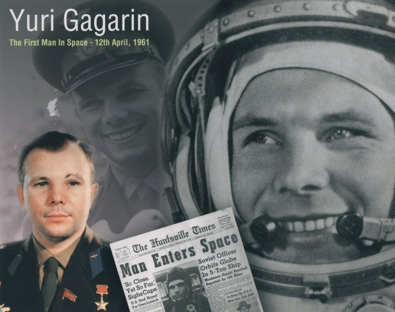 Yuri Gagarin The First Man In Space 10x8 Official Photo