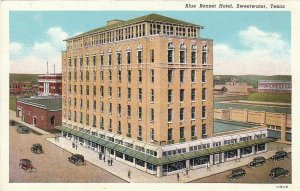 Postcard Blue Bonnet Hotel Sweetwater Texas