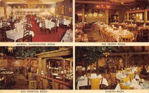 Rockton Illinois 1965 Postcard The Wagon Wheel Restaurant Multiview