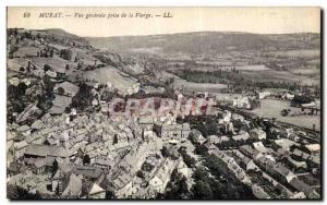 Old Postcard The Auvergne Murat Vue Generale taking the Virgin