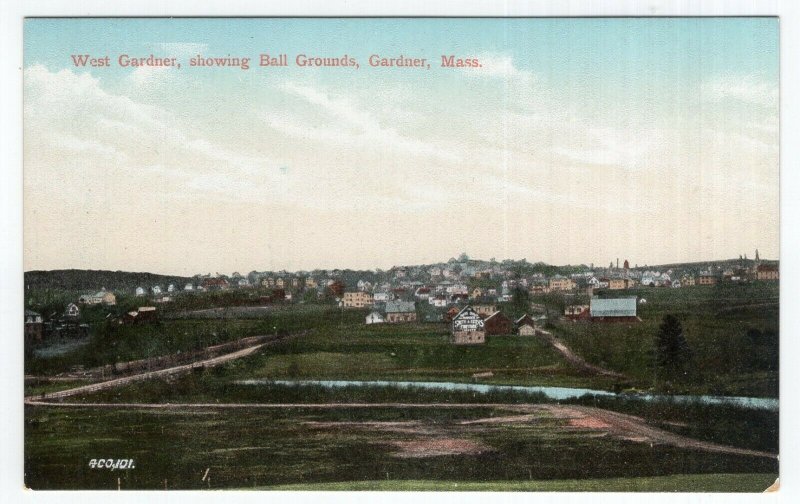 Gardner, Mass, West Gardner, showing Ball Grounds