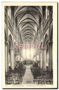 Old Postcard Bon Secours Interior Of The Church