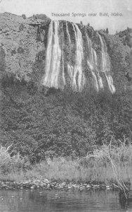 Thousand Springs near Buhl, Idaho Twin Falls County 1910 Vintage Postcard