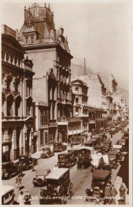 South Africa Cape Town St George's Street Old Cars Real Photo sk1791a