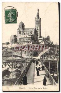 Old Postcard Marseille Nontre Dame de la Garde