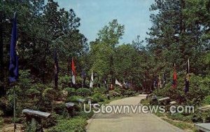 Avenue of Flag's, Little White House - Warm Springs, Georgia GA  