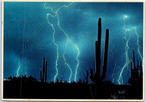 Postcard - Lighting Over Arizona