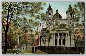 Postcard Cathedral of Sacred Heart - Richmond Virginia - Posted 1908