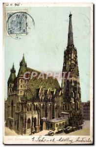 Old Postcard Wien Stefanskirche