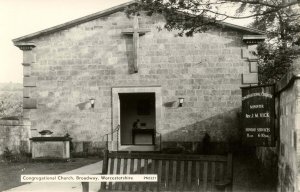 UK - England,  Worcestershire. Congregational Church   RPPC