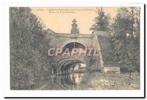 Juvisy Old Postcard The beautiful fountains in the court of France Fontainebl...