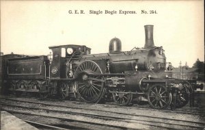 Great Eastern Railway UK G.E.R. Single Bogie Express Railroad Train Vintage PC