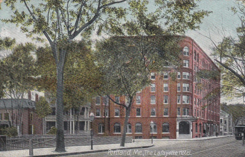 PORTLAND, Maine, PU-1909; The Lafayette Hotel