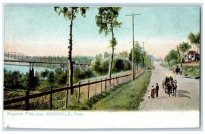 c1910 Kingston Pike Exterior View Knoxville Tennessee Tuck Sons Vintage Postcard