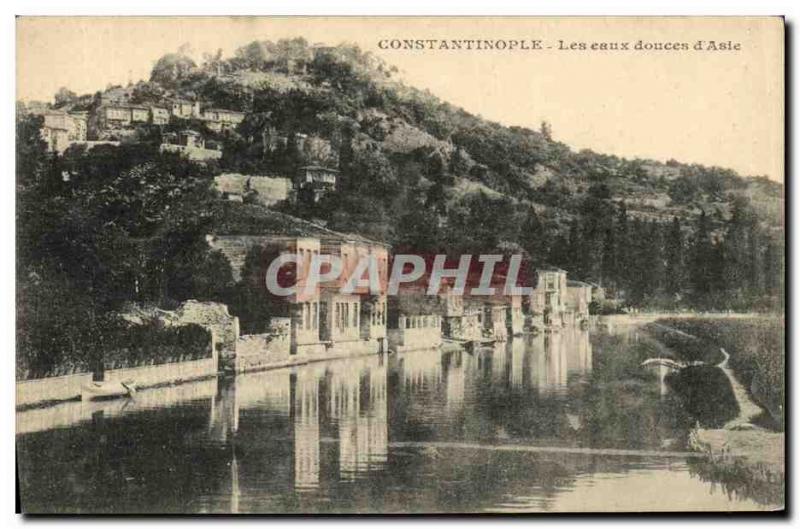 Old Postcard Constantinople The Sweet Waters of Asia