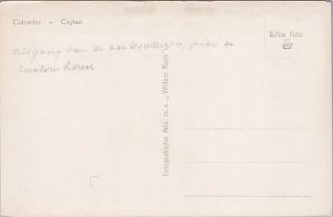 Ceylon Colombo Sri Lanka Vintage RPPC C089