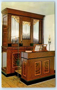 SINGLE BROTHER HOUSE Winston Salem, NC~ ORGAN Built by DAVID TANNENBERG Postcard