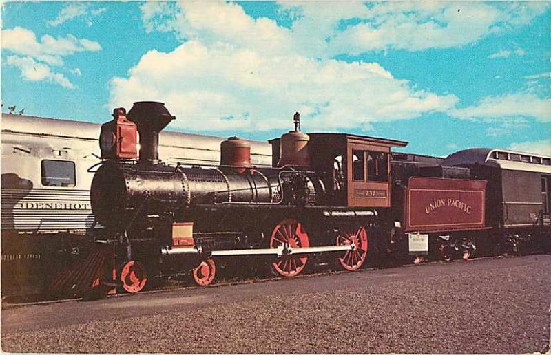 Steamtown Bellow Falls Vermont, Restored to Resemble Union Pacific #737, Chrome