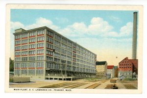 MA - Peabody. A. C. Lawrence Co., Main Plant