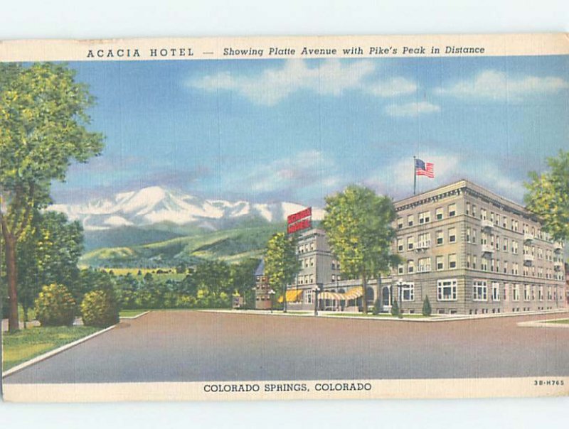 Linen HOTEL SCENE Colorado Springs Colorado CO AE1615