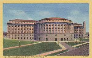 Educational Building Capitol Park Harrisburg Pennsylvania Curteich