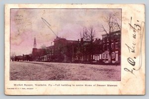 1908 Market Square  Manheim  Pennsylvania Postcard