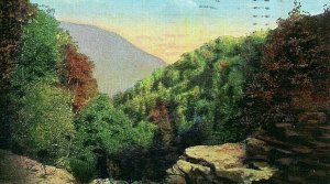 Postcard View of Kaaterskill Clove from Haines Falls, Catskill Mts. NY.  Q7