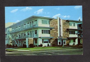 NJ Sandy Shores Motel Hotel Wildwood by the Sea New Jersey Postcard