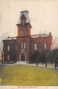 New York NY Postcard c1910 FAIRPORT High School Building