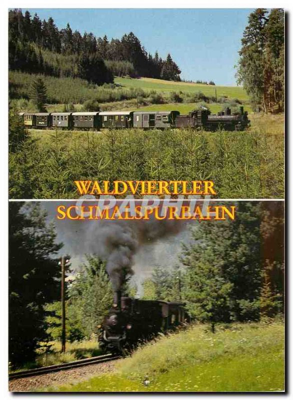 Postcard Modern Waldviertler Schmalspurbahn