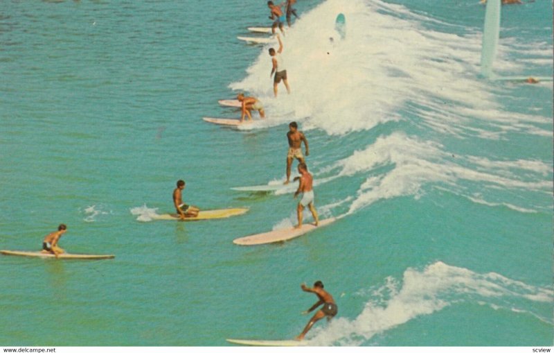 CORPUS CHRISTI, Texas, 1975; Surfing