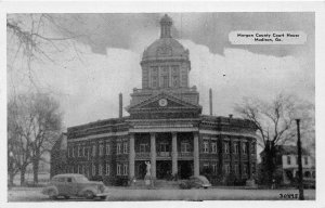 J69/ Madison Morgan County Georgia Postcard c1940 Court House 21