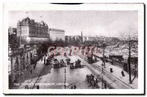 CARTE Postale Moderne The thames embankment London