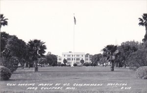 Mississippi Gulfport U S Government Hospital View Looking North Real Photo