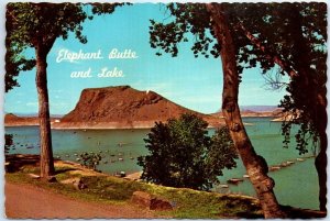 Postcard - Elephant Butte And Lake - Elephant Butte, New Mexico