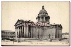 Paris - 5 - The Pantheon - Old Postcard
