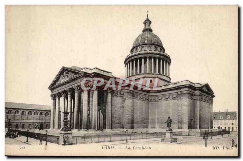 Paris - 5 - The Pantheon - Old Postcard