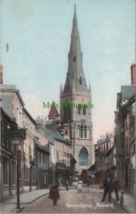 Nottinghamshire Postcard - The Parish Church, Newark RS30476