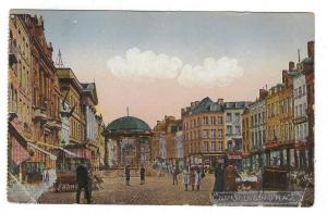 1917 WW1 Germany FeldPost Soldier's Postcard - Namur, La Grand Place (V83)