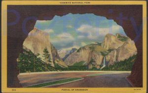 PORTAL OF GANDEUR 1954 YOSEMITE NATIONAL PARK