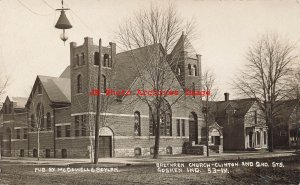 IN, Goshen, Indiana, RPPC, Brethren Church, McDowell & Boylan Photo No 53-1X